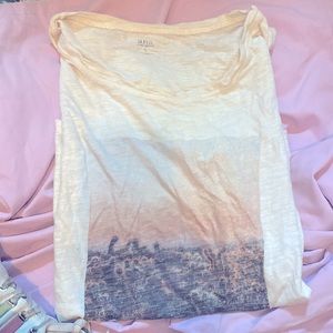 Desert sheer top